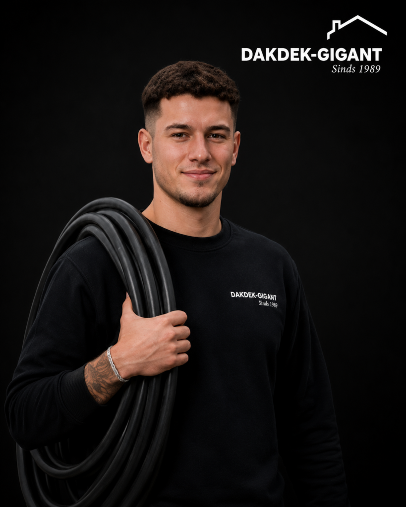 Portret van Joshua, EPDM-specialist bij Dakdek Gigant