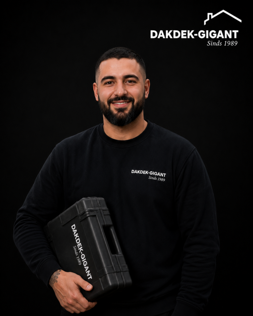 Portret van Mo, allround dakdekker bij Dakdek Gigant